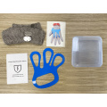 Metzger -Lebensmittelkontakt 304L Fünf Finger Metall Haken geschnittene resistente Edelstahl -Maschenketten -Mail -Handschuhe